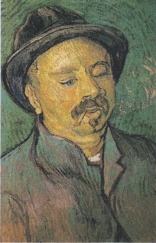 Vincent Van Gogh Portrait of a one eyed man Sweden oil painting art